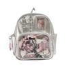 Contrasting Goods Backpack With Large Capacity And Adjustable Straps Shoulder