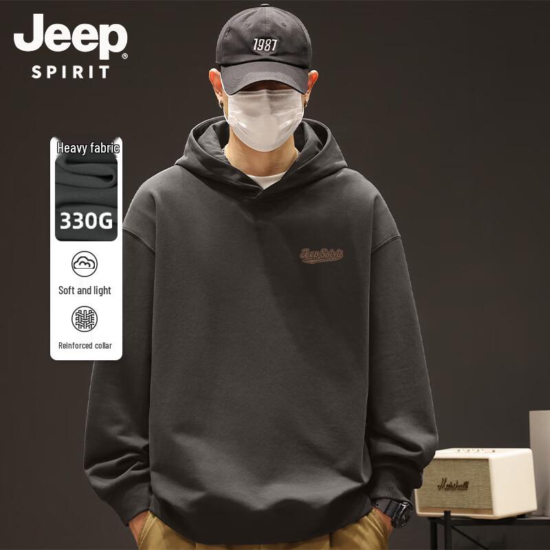 

JEEP SPIRIT Men s Casual Hooded Sweatshirt 2XL