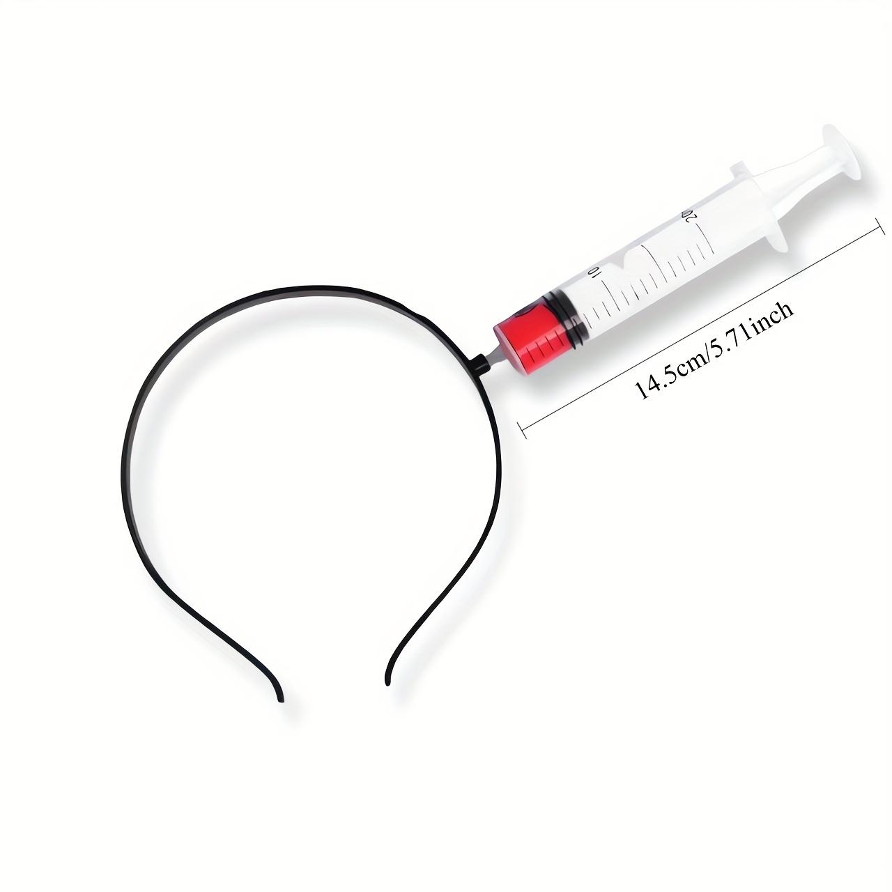 

1 шт. Реалистичный ужасный ободок для головы, реквизит, дизайн с острым лезвием, проходящим через голову, декор для взрослых, подростков, аксессуар для костюмов на Хэллоуин