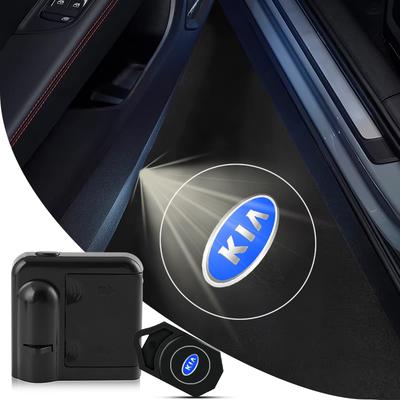 2pcs Led Car Door Courtesy HD Light Projector Welcome Lamp Accessories For Ceed Rio Sportage R K2 K3 K4 K5 K6 Soul Opeima Ceed Sorento Cerato