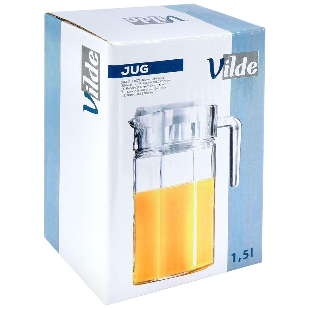 Glass Jug With Lid 1.5 L