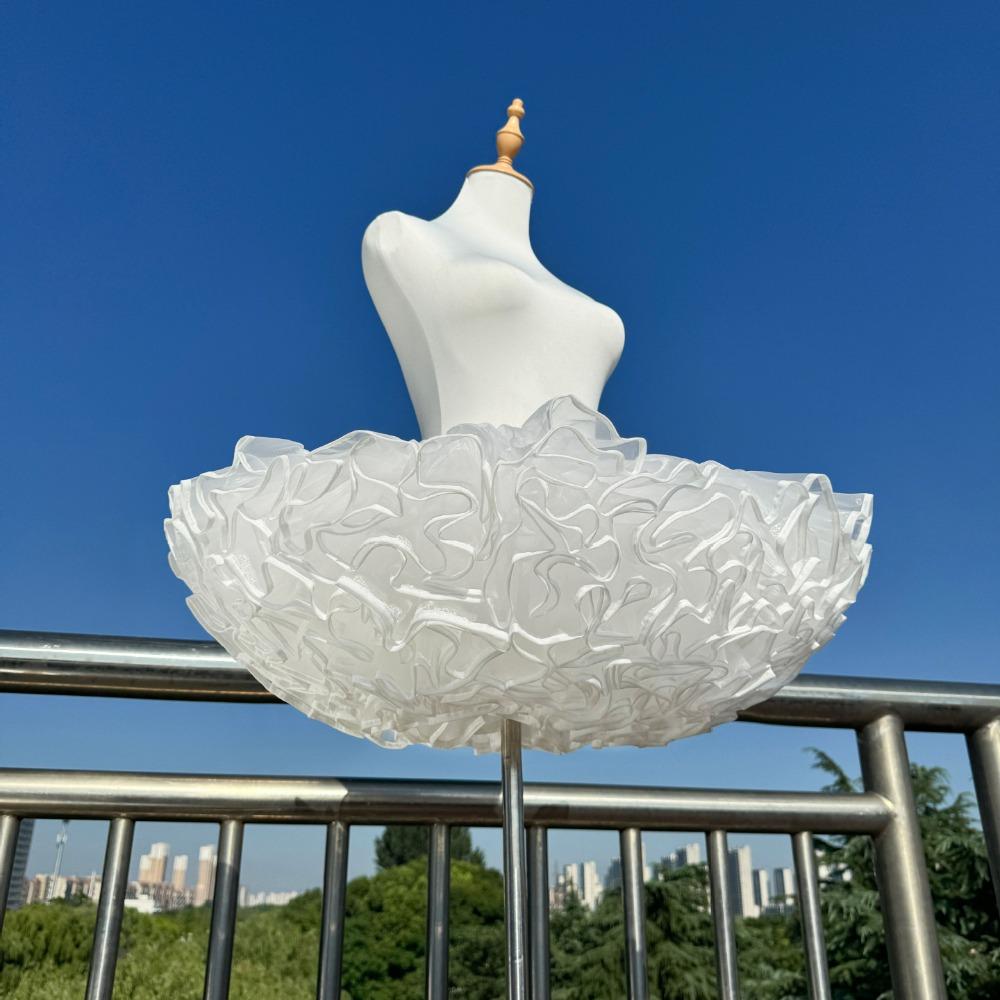 Jupon sans cerceau Crinoline Robe de bal blanche Jupes jupon Jupon de mode Robe de mariée
