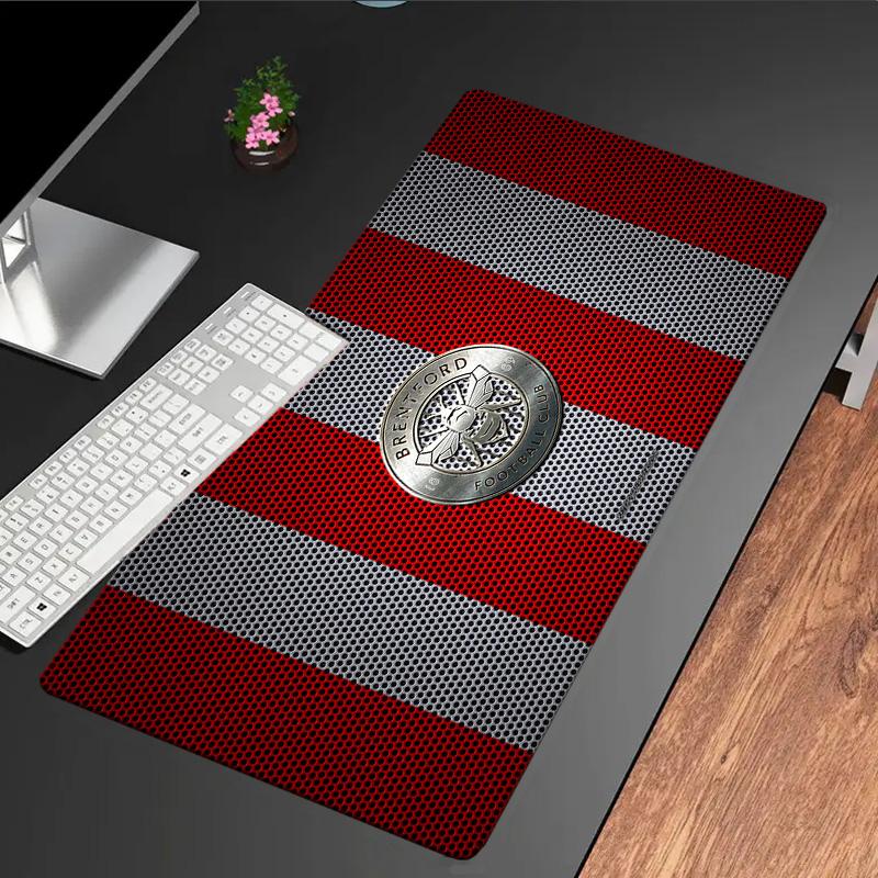 Brent-ford Football Club Crest Mouse Pad, Rubber Base, Mouse Pad for Gamers and Office Use, Gaming Desk , Easy To Clean Mat Christmas Fan Gifts