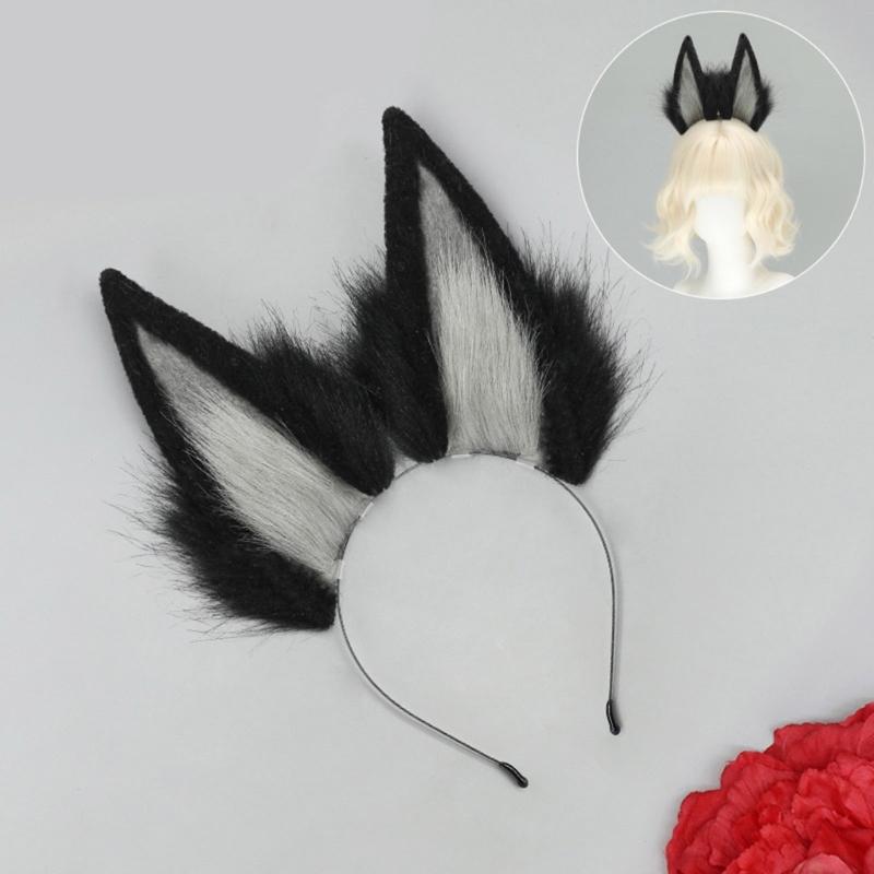 Tierohren Kopfschmuck Weiches Plüsch Haaraccessoire Kopfbedeckung Für Cosplay Kostüm Party Und Anime Thema Event