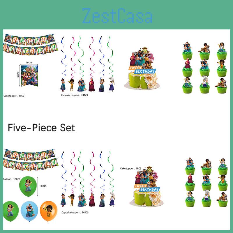 Lebhaftes Encanto Partydekorationsset - Machen Sie den Geburtstag Ihres Kindes unvergesslich!