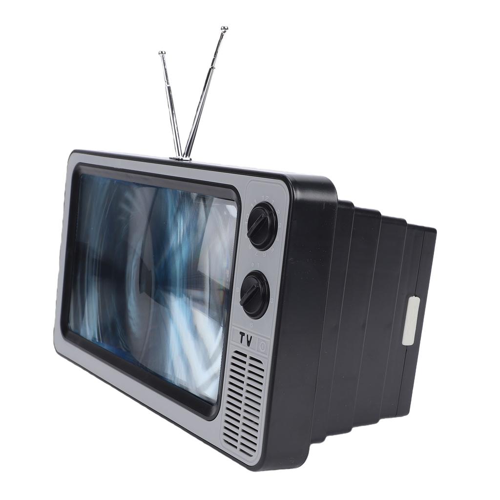 Retro TV Cell Phone Screen Magnifier HD 3D Portable Foldable Mobile Phone Magnifier for Movies Videos Games All