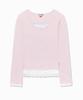 YOUHEE Lace Layered Long Sleeve_Pink