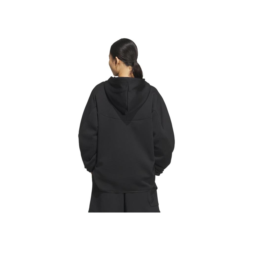 adidas FOS Serie Kapuzenpullover Future Style Sweatshirt Mode Weich Vielseitig Sportlich Lässig Jacke Unisex Sweatshirt Schwarz Leuchtend-Weiß JW9082
