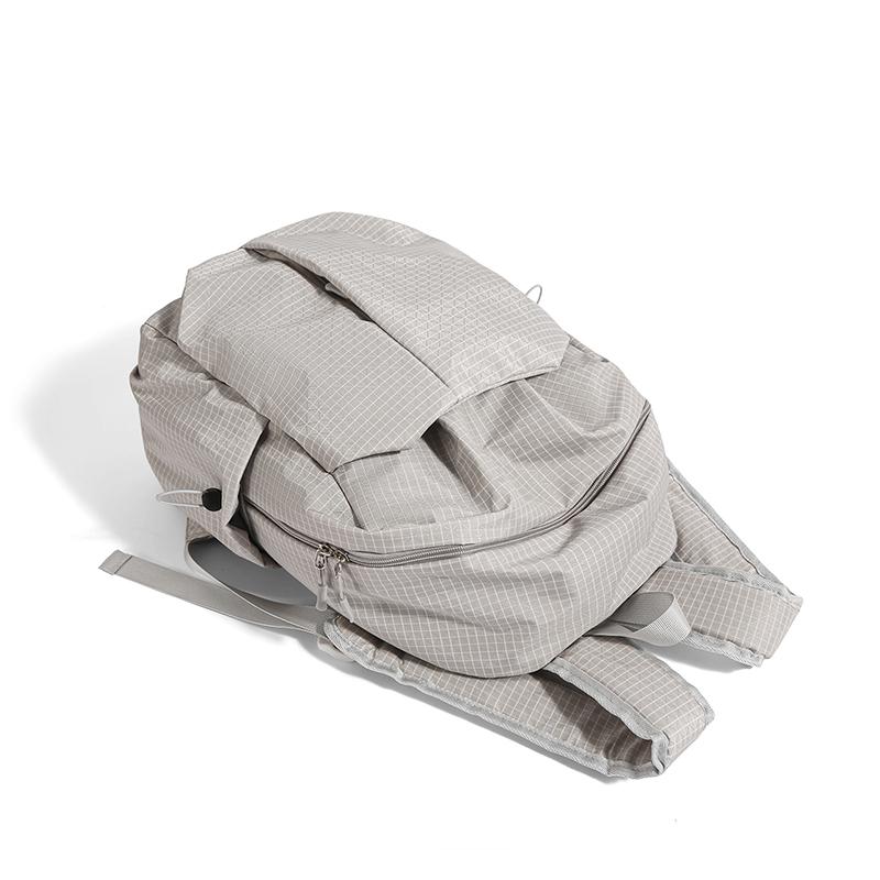 Nylon Commuter Backpack Lightweight Outdoor Large Capacity Check Student Backpack