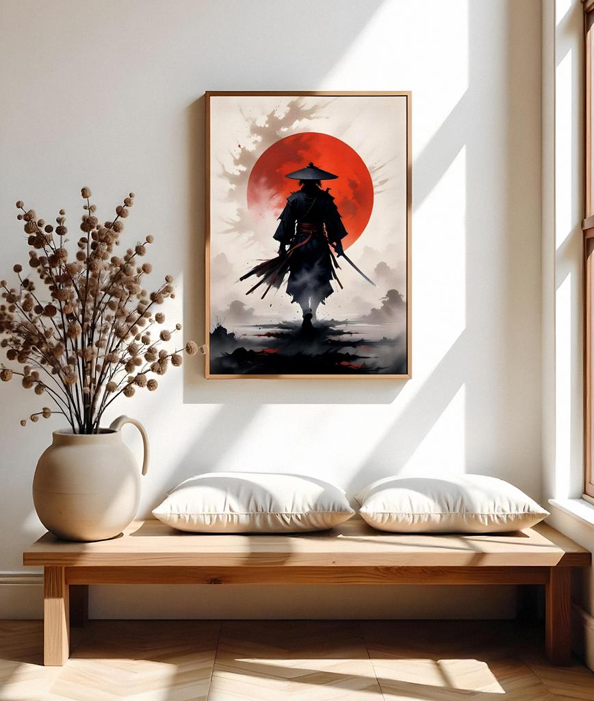 Poster Posters Japanese Samurai