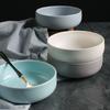 Yunhe Tang Nordic Ceramic Bowl: Creative Design for Noodles, Salad, Soup, and Fruit.