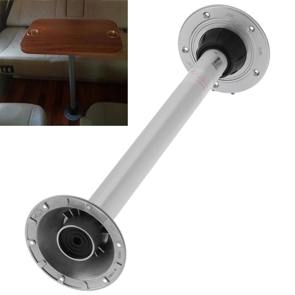 27.5in Table Pedestal Kit Fixed Height Desk Legs with Surface Mount Base Universal for RV Yacht