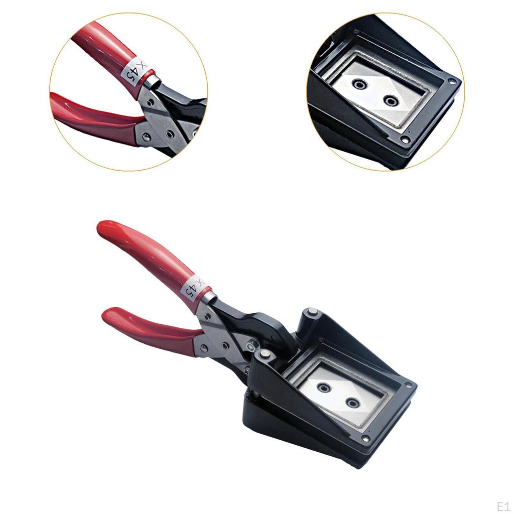 Photo Cut 35×45mm Ergonomic Handle Portable Die Punch Tool Professional for Studio ID Cards Public