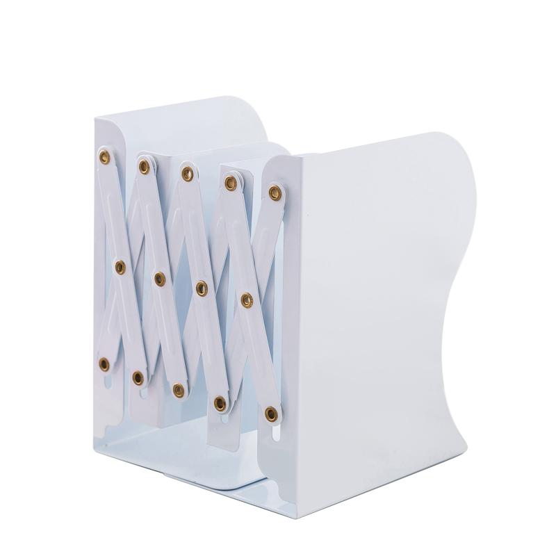 

4 Color Telescopic Book Stand,Folding Bookshelf,Metal Book Stand Scalable Metal Bookends Desk Book Organizing, Student Supplies