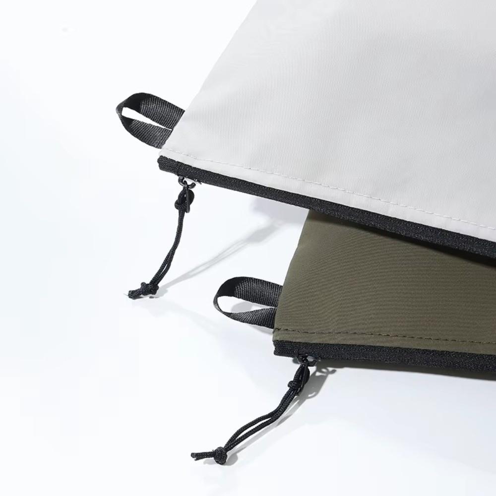 Durable Waterproof Tool Storage Bag Large Capacity Ultralight ID Bag Foldable Solid Color Women Cosmetic Bag