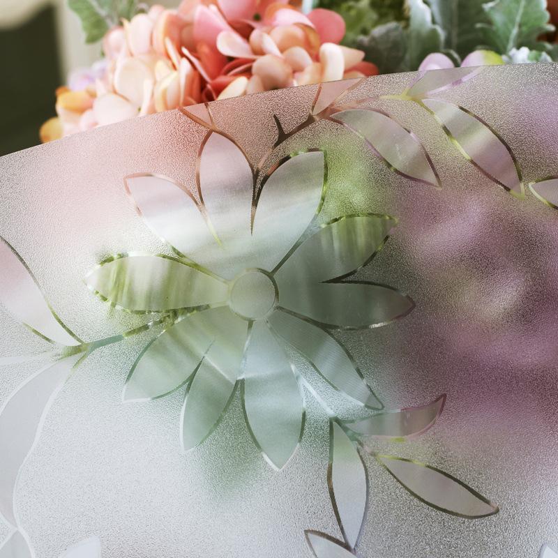 Runder PVC-Tischdecken-Tischdecke Wasserdicht und Ölabweisend Zum Drauflassen Weichglas Runde Tischdecke Tischdecke für Großen Runden Tisch