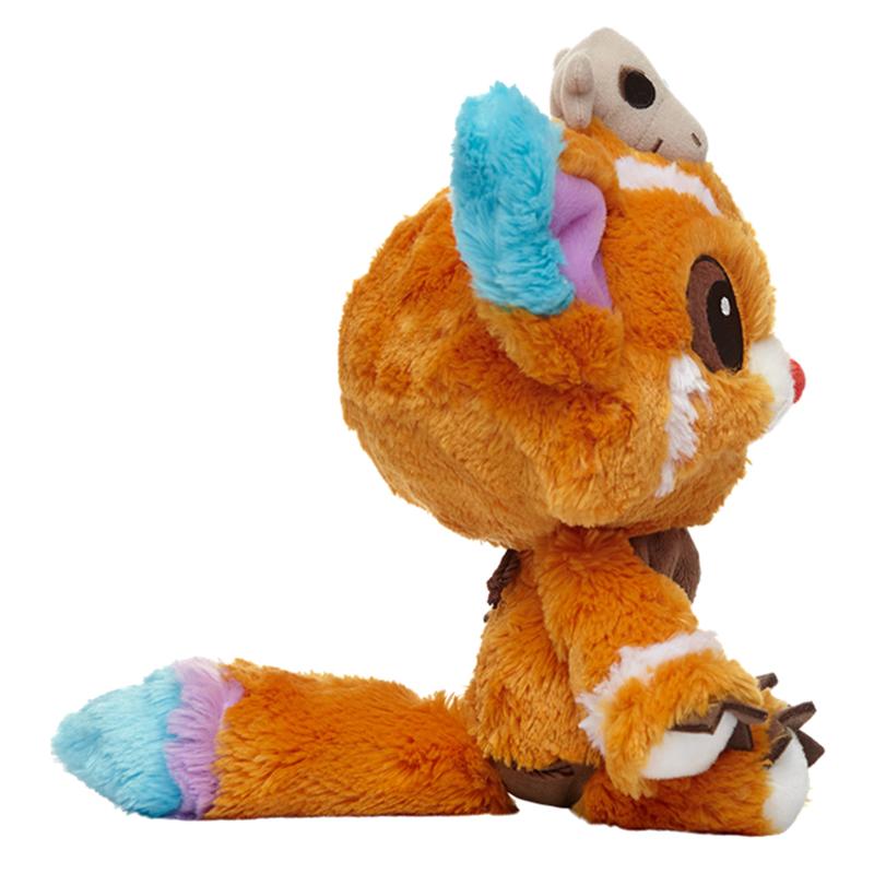 32CM Gioco League LOL Gnar Peluche Giocattoli Bambola Edizione Ufficiale 1:1 Peluche Gnar Morbido Giocattoli Ripieni per Bambini Regali di Natale