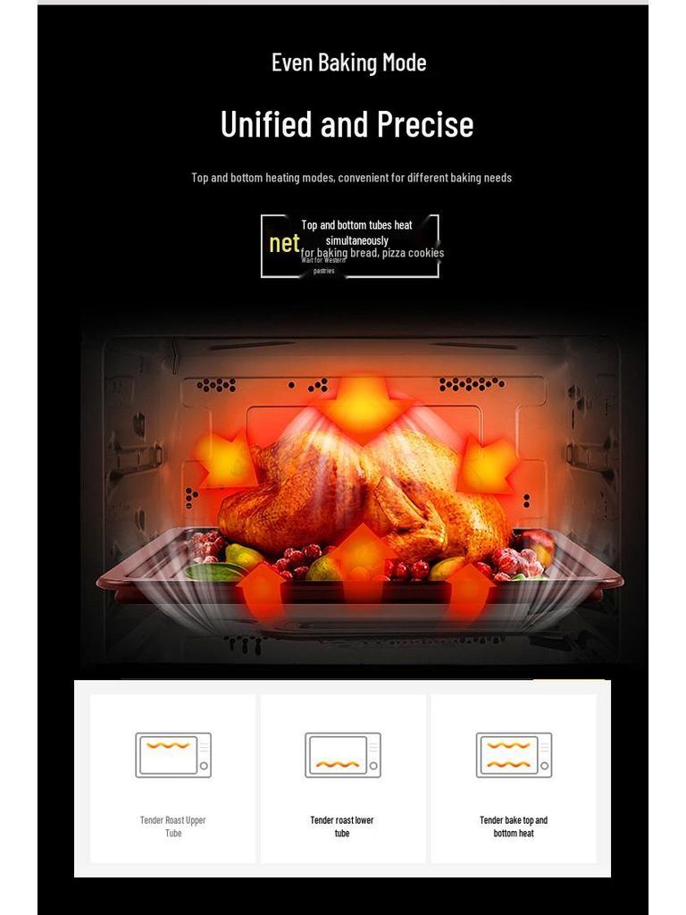 48L Large Capacity Electric Oven with Temperature Control & Timing Functions - Ideal Gift for Meetings