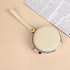 Foldable Round Sunglasses Storage Case Retro Fashion Beige Eyeglasses Pouch Eva Folding Glasses Case Portable Storage Bag