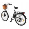 Elektrofahrrad - DYU - C6 - 26 Zoll - 350W Motor - 36V 12.5Ah Batterie - 70KM Reichweite - Weiß