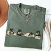 Cats and Books Comfort Colors® Shirt Booklover Reading Tee Bookish Reader T-shirt Cute Cat Book Tshirt Cat Mom Merch Bookworm Gift for Her
