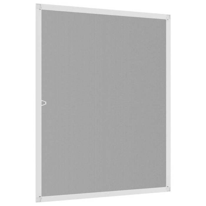 Moustiquaire pour fenêtre - Maison Exclusive - 100 x 120 cm - Cadre aluminium - Maille fibre de verre anti-insectes