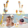 Removable Children's Rabbit Shower Toy Retractable Rabbit Electric Bath Toys  Boys