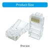 High Performances Cat5e RJ45 Plugs 8P8C Unshielded Connectors with Precisions Gold Plated Pin