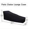 Waterproof Outdoor Chaise Lounge Cover UV Resistant Dustproof Patio Sunlounger Chair Protector for Lawn Furniture