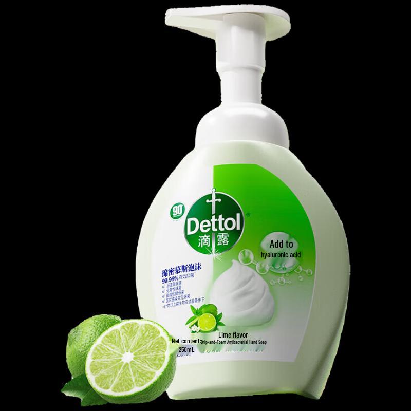 

Dettol Lime Scent Foam Hand Wash 250ml