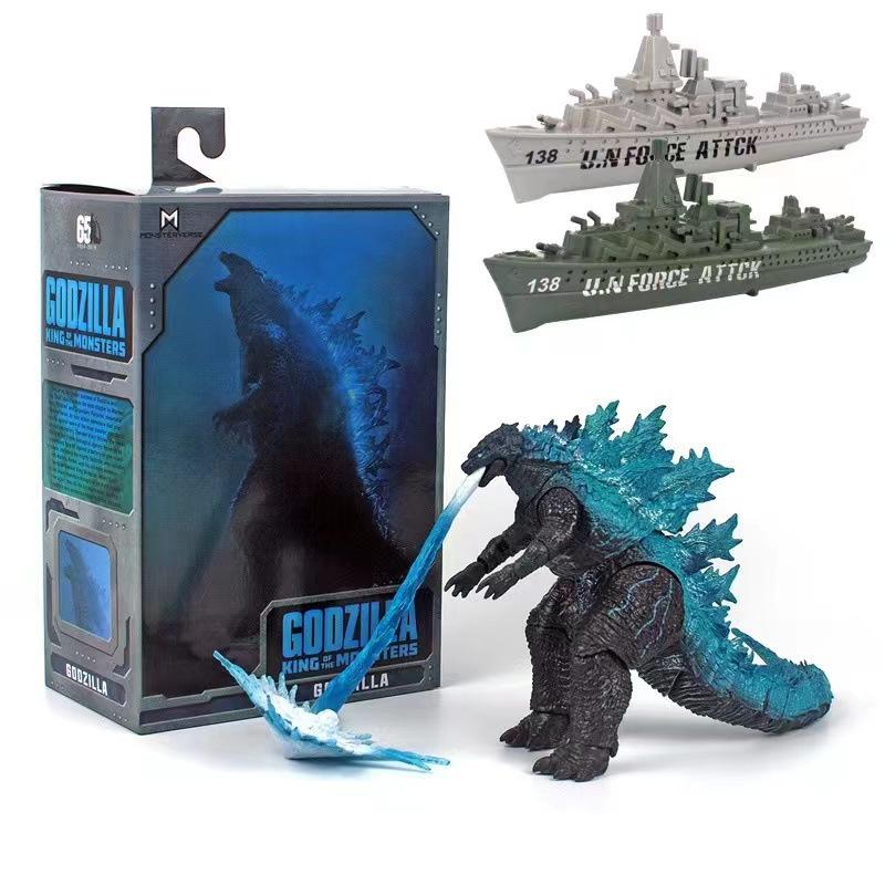 16CM Atoombom Shin Gojira Godzilla Koning der Monsters Godzilla Geëvolueerde Versie Roze Blauw Oranje Zwart Achterkant Actiefiguur Model