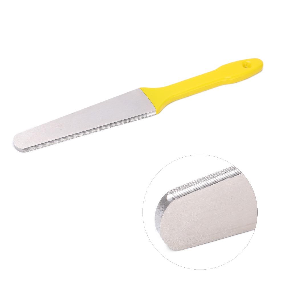 Yellow Fret Crowning File Metal Fret Dressing File  Musical Instrument Maintenance