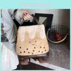 Cute Bubble Cartoon Tea Plush Backpack Curved Shoulder Straps Portable Storage