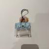 Internet-Prominente Damen Auto Schlüssel Tasche Mini Transparente Tasche Anhänger Exquisit Hochwertige Kopfhörer Tasche Roter Umschlag Auto Anhänger