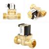 12V G3 4 Brass N C Normally Closed Electric Solenoid Valve 2 Way No Pressure Regulating Valve