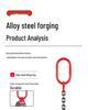 Double Hook Self-Locking Safety Lifting Chain for Crane, 2-3 Tons Capacity