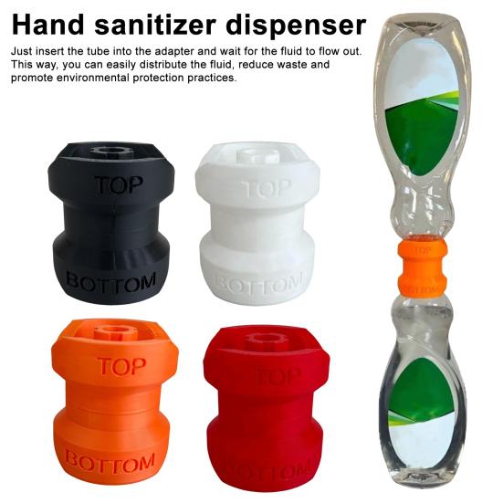 Hand Soap Supplement Dispenser Refillable Liquid Hand Soap Adapter Bathroom Kitchen Plastic Transfer Tool