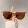 Stylish Cat Eye Shades Fashion Black Oversize Sunglasses Outdoor Decoration Women's Sun Glasses for Driving Travelling