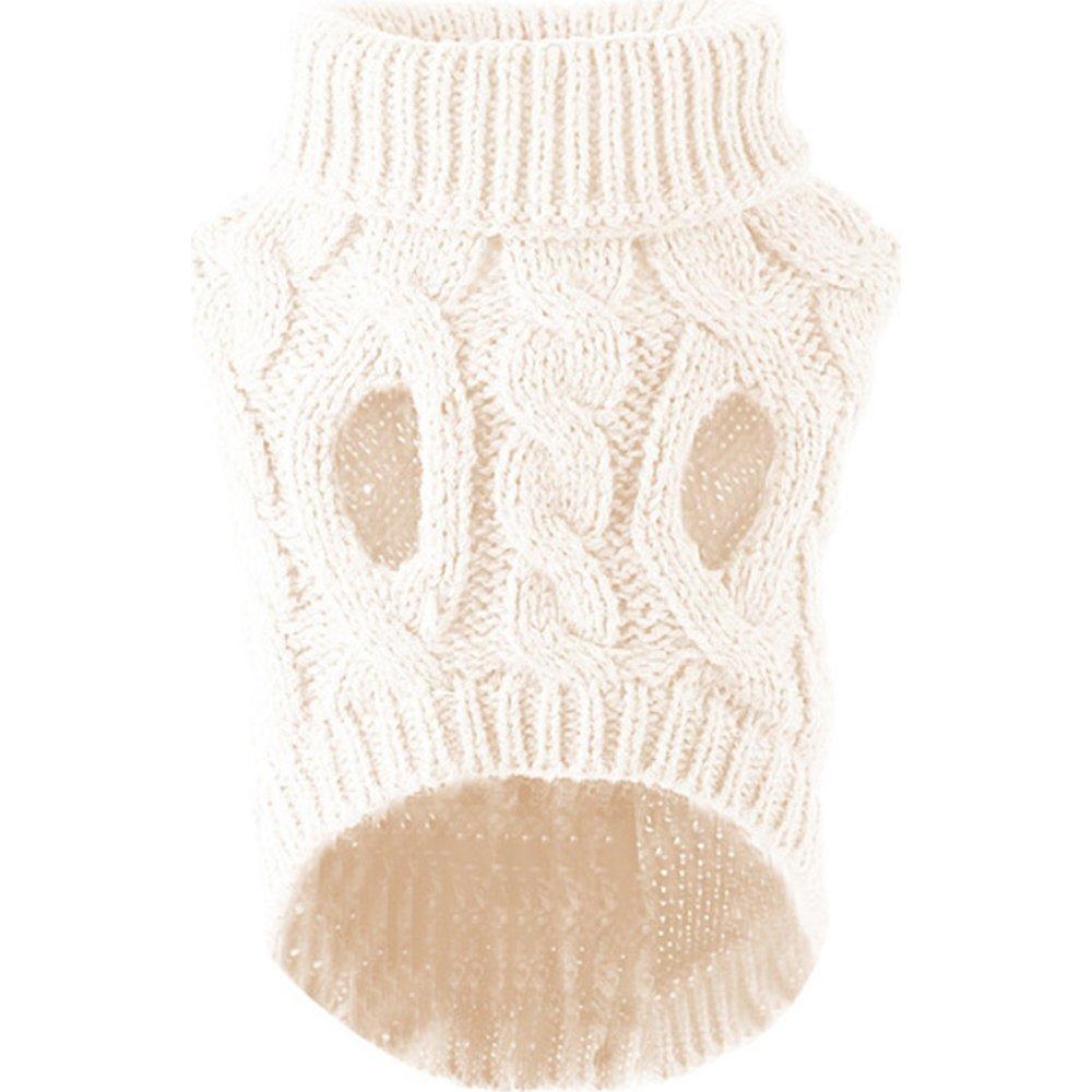 Warm Dog Cat Sweater Clothing Winter Turtleneck Knitted Pet Cat Puppy Clothes Costume For Small Dogs Cats Chihuahua Outfit Vest