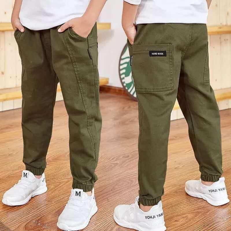 Kinder Sport Hosen Großen Jungen Hosen Frühling Teenager Kleinkind Casual Kinder Hosen Für Jungen Kleidung Elastische Taille Lange Hosen