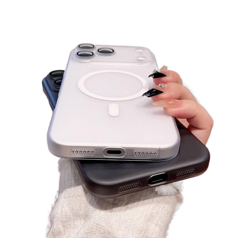 Ice Mist Frosted Ultra-thin Magnetic Mirror Case for iPhone 17 Pro Max & 17 Air