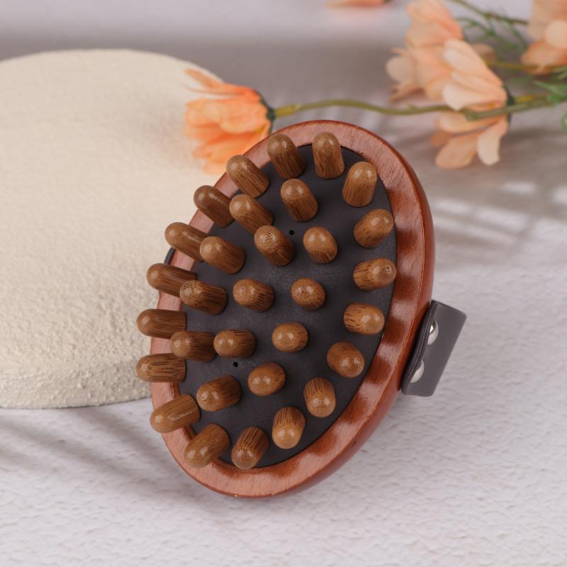 Body Anti Cellulite Brush Soothing Wooden Essential Oil Spa Air Cushion Massage Hair Comb Scalp Massage Brush Body Massager