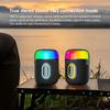 Brand Quality 10w Powerful Bass Portable RGB Light Speaker EBS-709 Bluetooth 5.3 Wireless  Music Boombox  2000mah