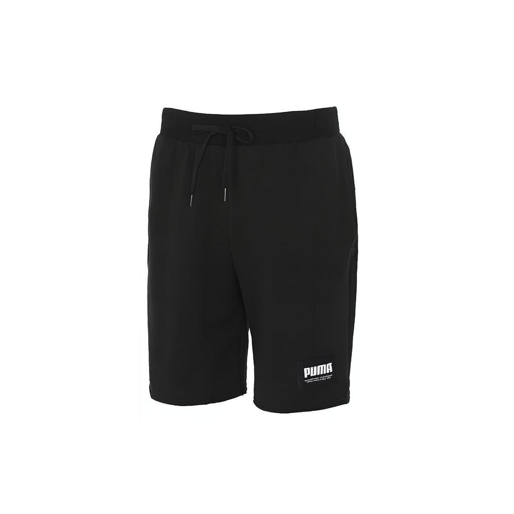 Puma Fitness Training Running Knit Shorts Men Bottoms Black 845866-01