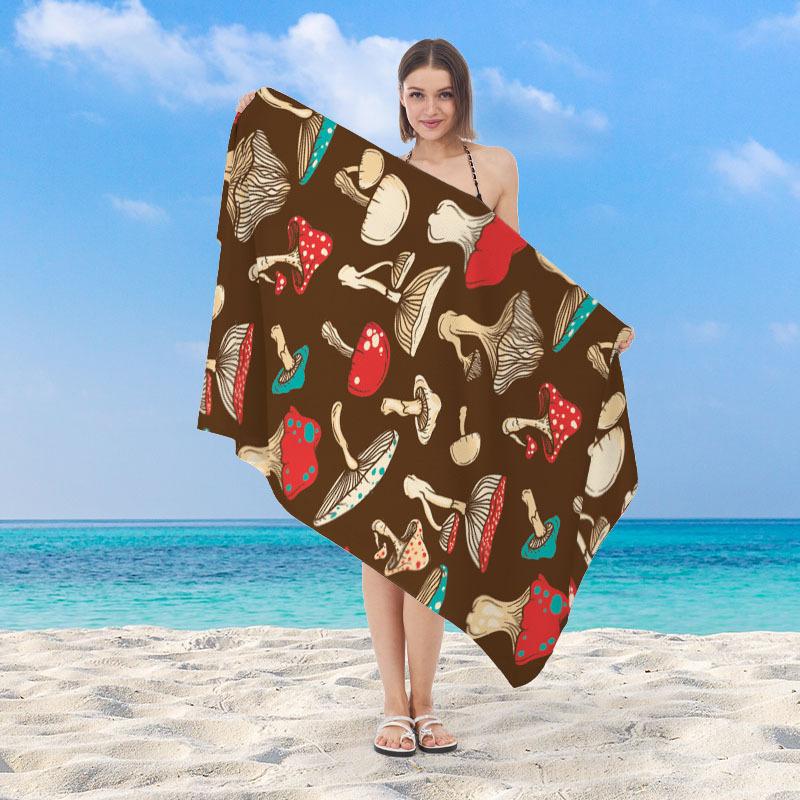 Pastel Rainbow Striped Beach Towel Microfiber Quick Dry Absorbent Lightweight Colorful Summer Towel for Beach Pool Vacation