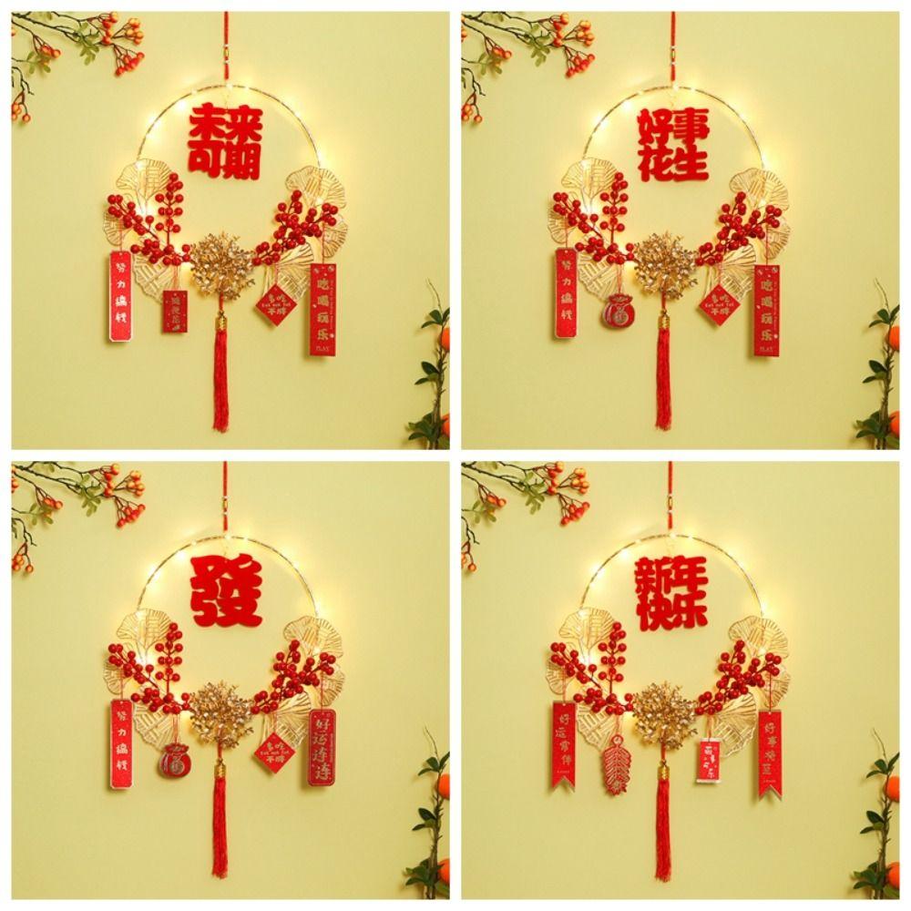 

Трехмерное новогоднее подвесное украшение Дракон Новогоднее благословение Венок Фоновая стена