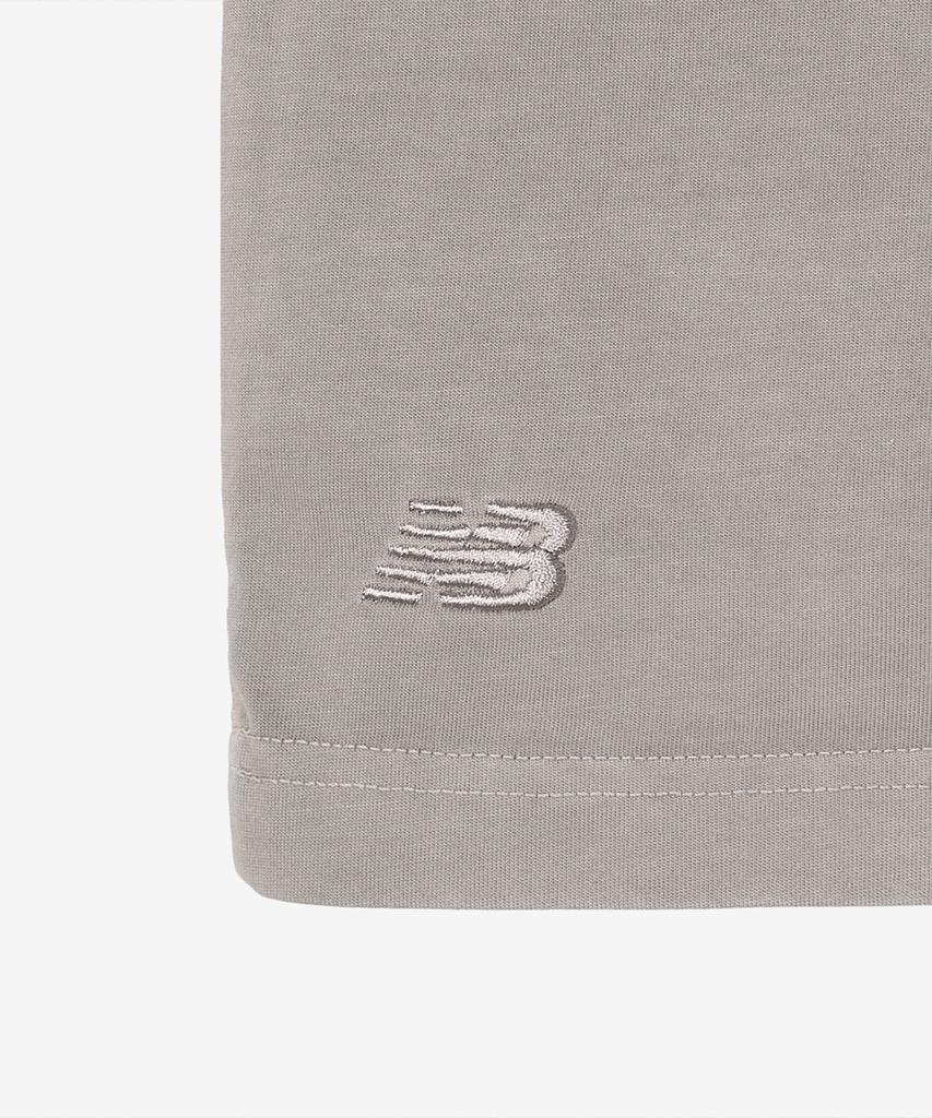 Nyuballanseu Nbneg21453 / Uni Essential Signature Dyed Short Sleeve Tee (Dyeing Gray)