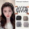Fashionable Adjustable Pearls Headband Portable for Women Flexible and Foldable Hair Accessory for All Hair Types