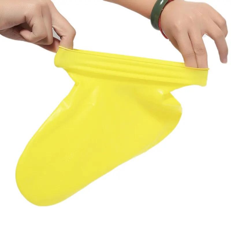 WaterProof Shoe Covers Unisex Shoes Protectors Reusable Non-Slip Rain Boot Overshoes Walking Shoes Accessories