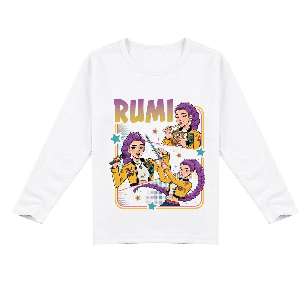 K-pop Witch Hunters, Long-sleeved T-shirts, Boys and Girls, Casual Prints Are Cute